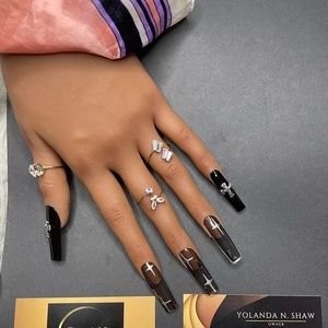 Sheer Black chrome set